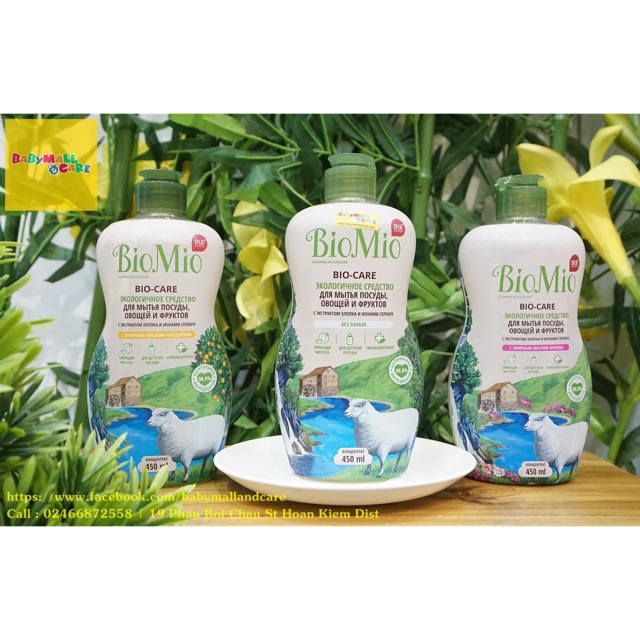 NƯỚC RỬA BÌNH SỮA SINH HỌC HỮU CƠ BIOMIO