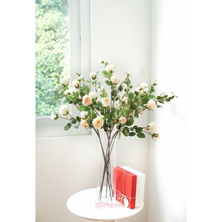 Hoa lụa 🌸 | Hoa hồng tây mang nét đẹp nhẹ nhàng quyến rũ