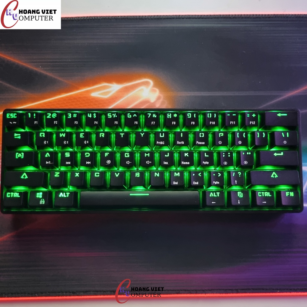 Bàn phím cơ không dây RF61 RGB rất đẹp - Bluetooth 5.0 | Dây type C