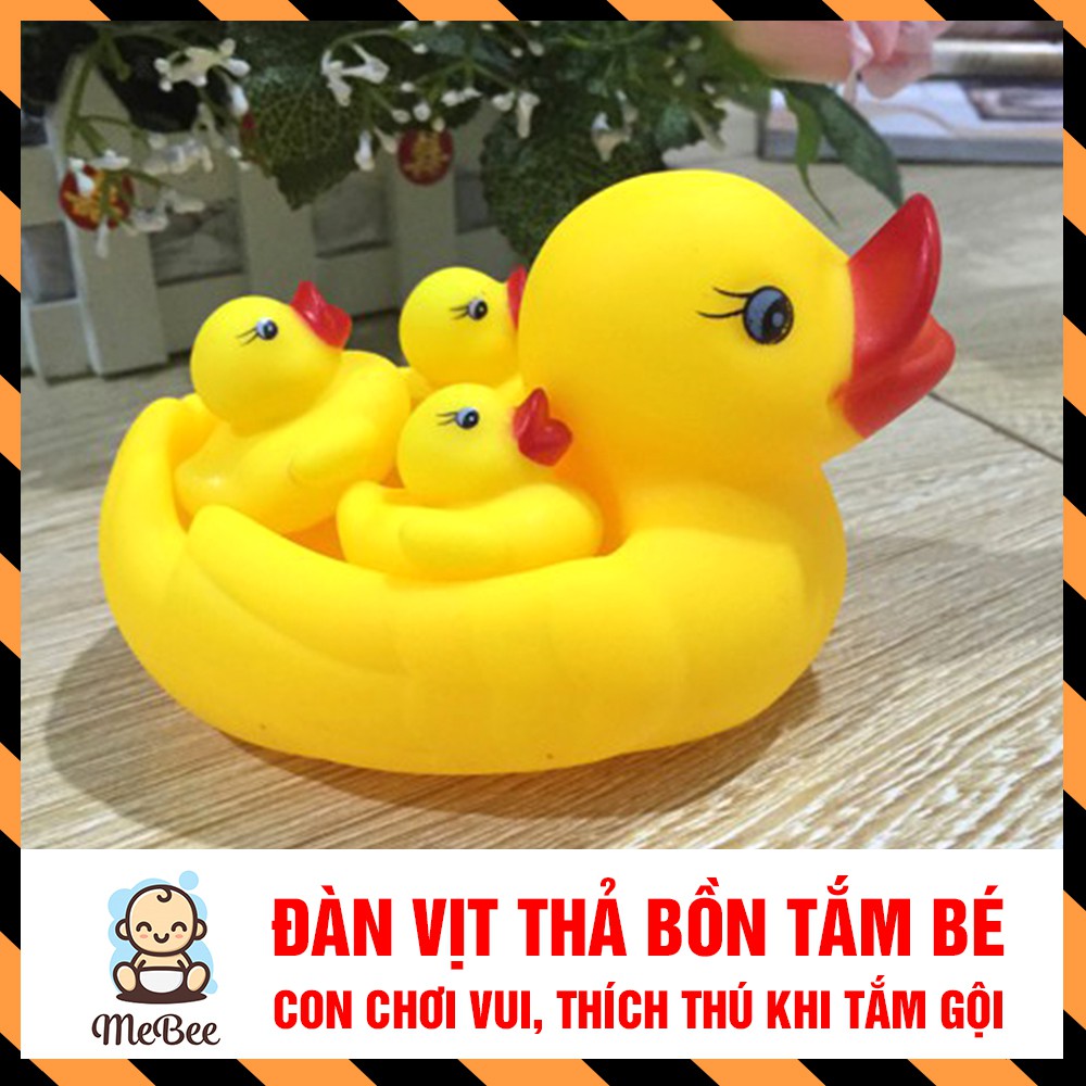 [Nhập mã TOYOCT giảm 10% tối đa 15K đơn từ 50K]Đồ chơi đàn vịt thả bồn tắm có còi phát tiếng