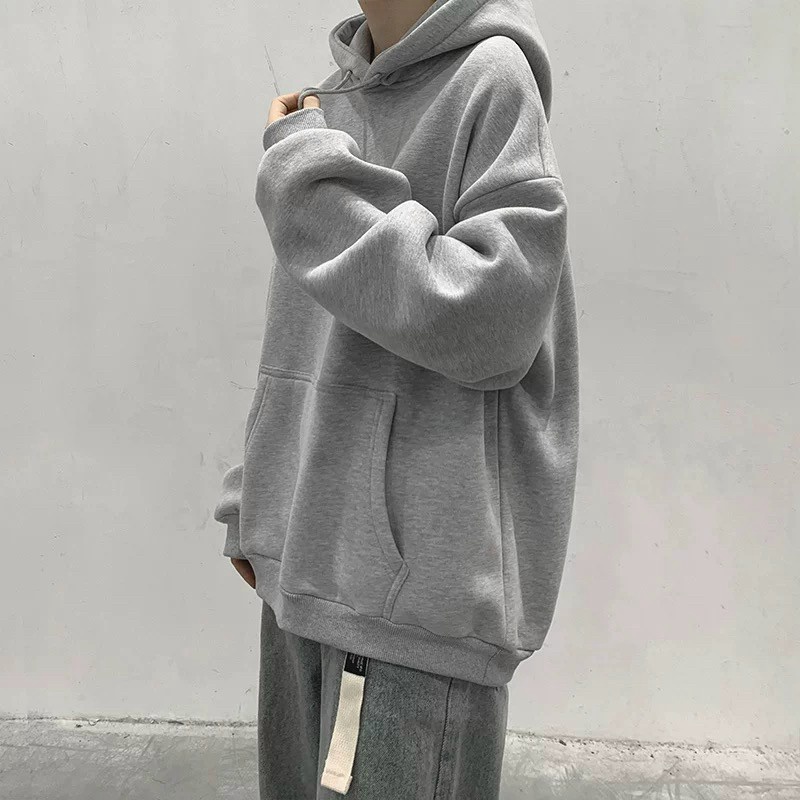 Áo Hoodies Nam Chui Đầu Trơn Nón Lớn Vải Nỉ Mềm Form Rộng 4 Màu Dễ Phối Đồ Hot Trend NEW UNISEX