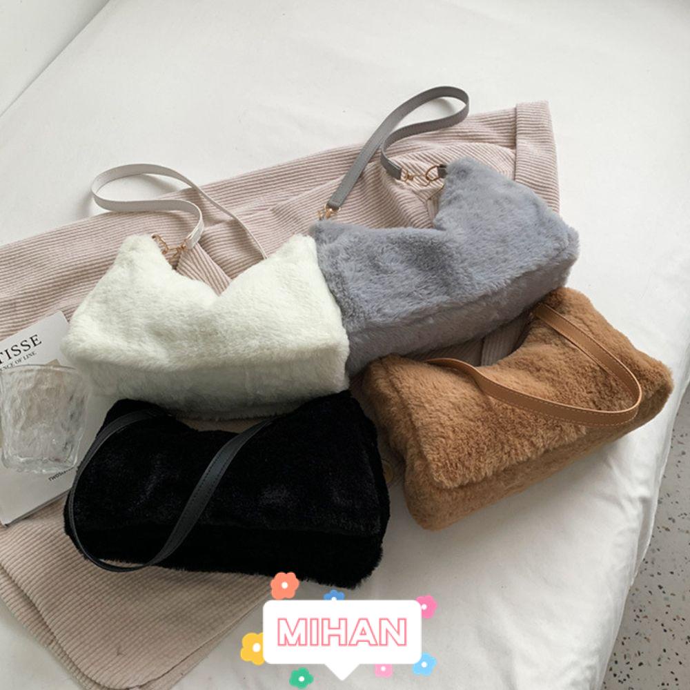 Túi Đeo Chéo Phủ Lông Thời Trang Dạo Phố Xinh Xắn MIHAN1