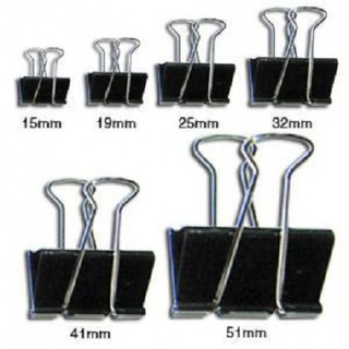 Kẹp bướm đen ECHO/CLECHO các loại (15mm, 19mm, 25mm, 32mm, 41mm, 51mm)