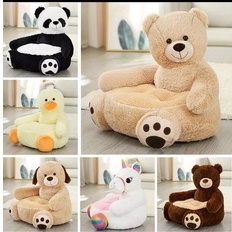 Ghế tựa lưng hình gấu teddy, gấu bông hình thú , Ghế bệt ngồi tựa bông hình gấu giá rẻ