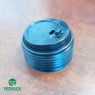 25 Nắp nhựa PS đen có nút đậy đường kính 77mm (NN77Đ)