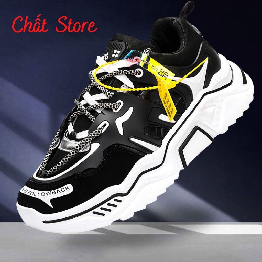 Giày Thể Thao Nam RẺ NHÂT SHOPEE Tăng Chiều Cao 5cm - 6cm, sneaker nam full black, Cao cấp siêu hot, siêu rẻ