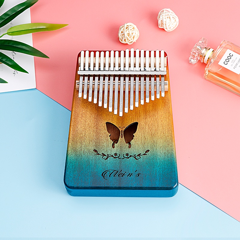 Đàn Kalimba 17/21 Phím Nhiều Màu Sắc Dễ Thương