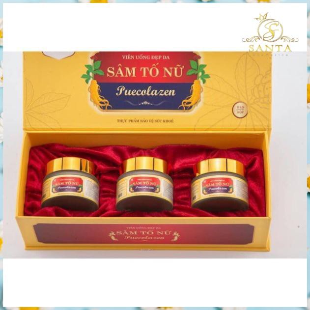 [HÀNG ĐẸP] HỘP 3 LỌ SÂM TỐ NỮ PUECOLAZEN - SÂM TỐ NỮ COLLAGEN CHÍNH HÃNG - VIÊN UỐNG ĐẸP DA HIỆU QUẢ SAU 1 HỘP | BigBuy360 - bigbuy360.vn