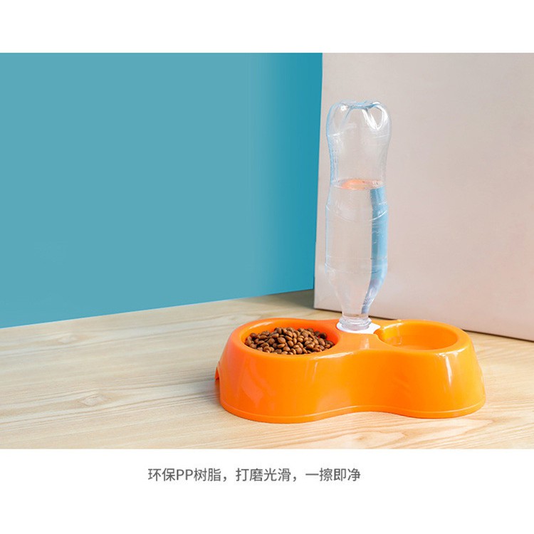 Bát đôi ăn uống tự động cho chó mèo