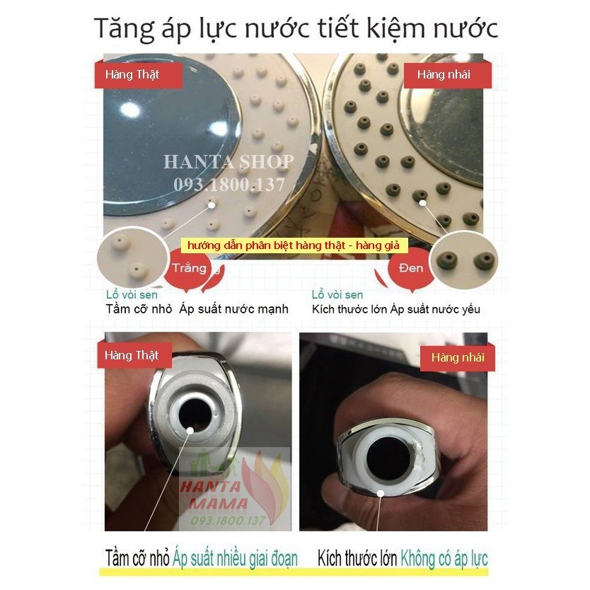 [Free Ship 🎁🎁🎁] Vòi sen tắm tăng áp nước 2 mặt Nhật Bản cao cấp có mặt phun sương massage cơ thể