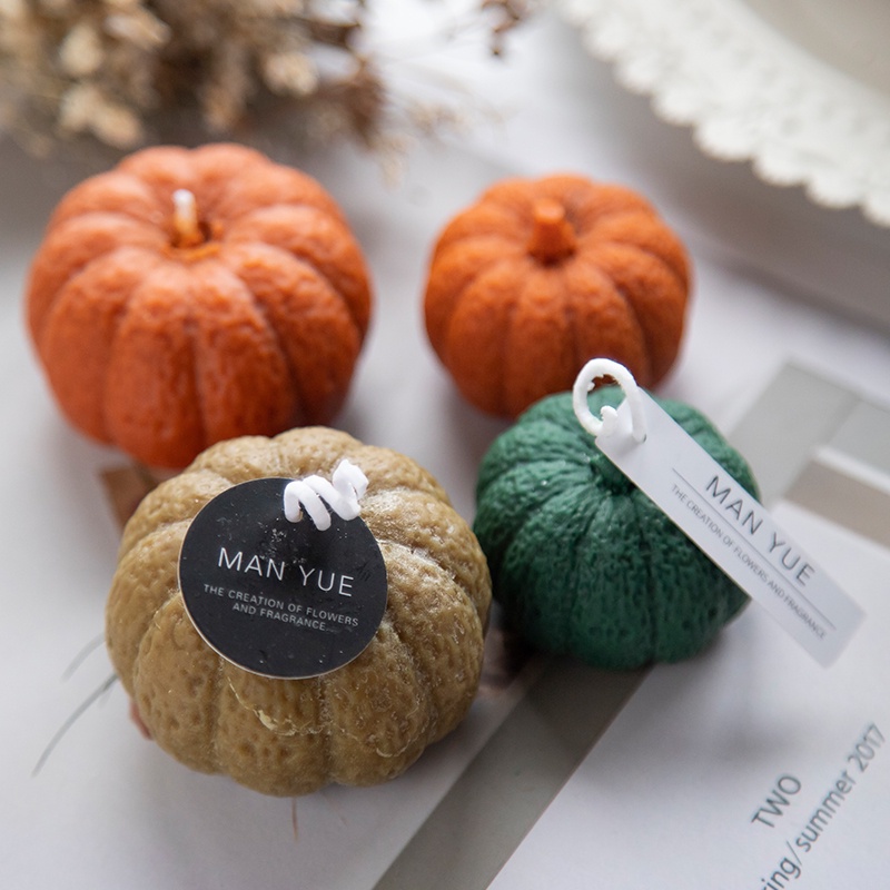 Khuôn Silicon Halloween - Khuôn Bí Ngô Làm Nến Thơm Handmade DIY
