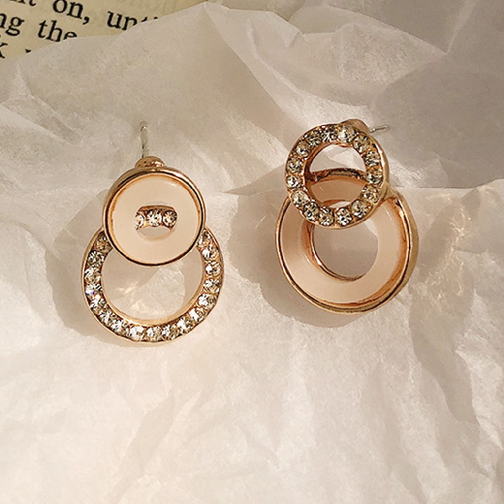 Khuyên Tai Đính Đá Thời Trang Dành Cho Nữ