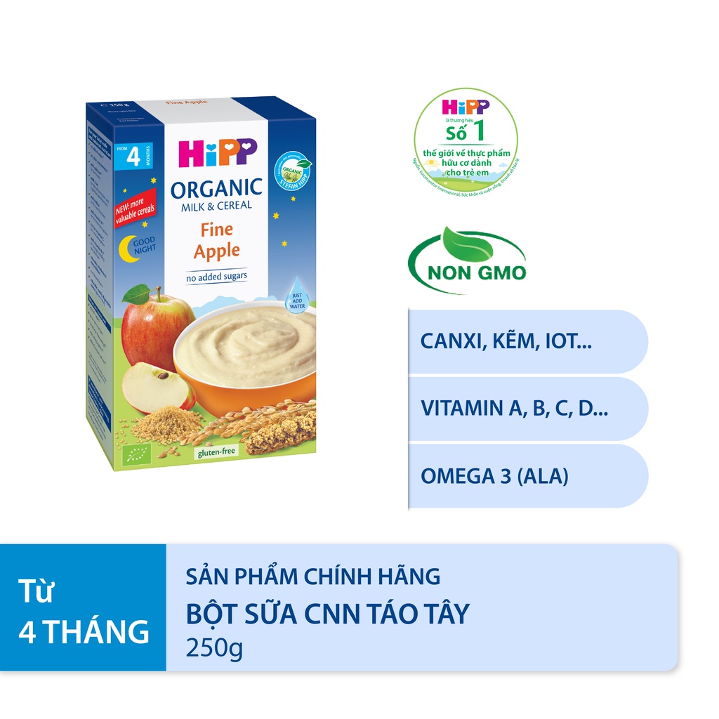 Combo ăn dặm HiPP Organic số 8: Dành cho trẻ biếng ăn - Nhập khẩu châu Âu