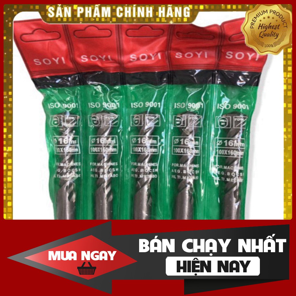 [ HÀNG CHÍNH HÃNG - GIÁ SẬP SÀN ] Mũi Khoan Bê Tông SOYI