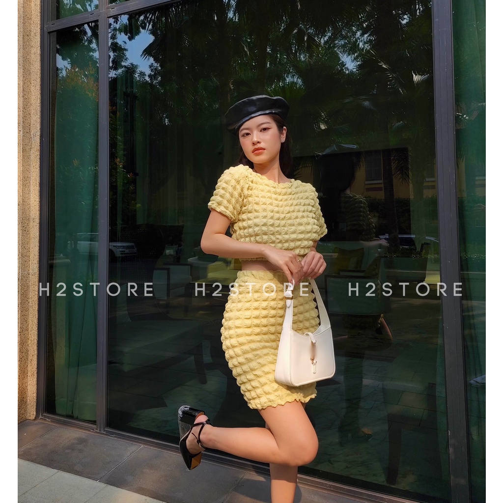 SÉT ÁO TAY NGẮN + CHÂN VÁY - QA01436