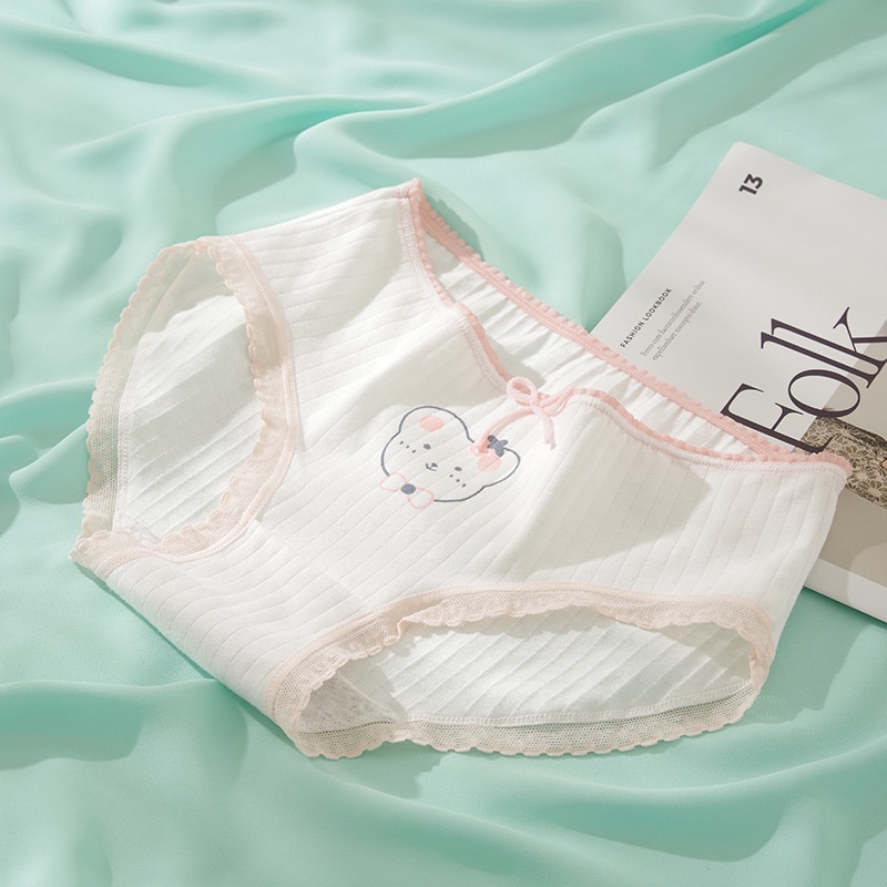 Quần lót cotton lưng vừa in họa tiết trái cây phong cách Nhật Bản mới cho nữ | BigBuy360 - bigbuy360.vn