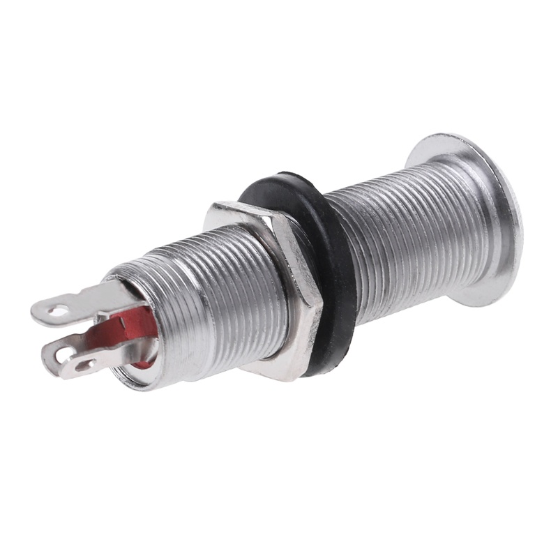 1 Jack Cắm Đầu Ra 1 4 Phần Bằng Chrome Cho Đàn Guitar Bass