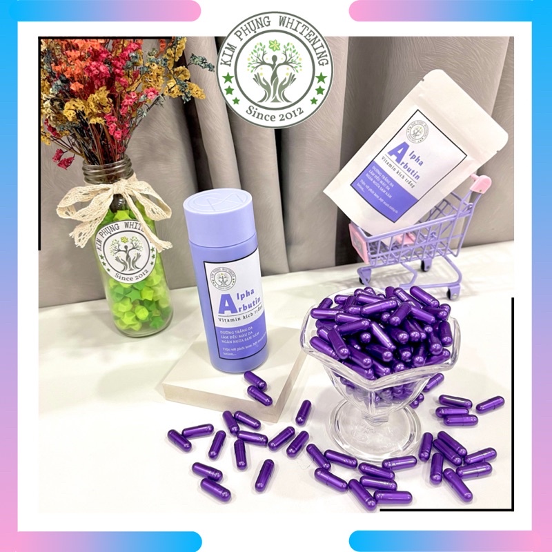 Vitamin kích trắng, cấy trắng mạnh trộn kem ARBUTIN