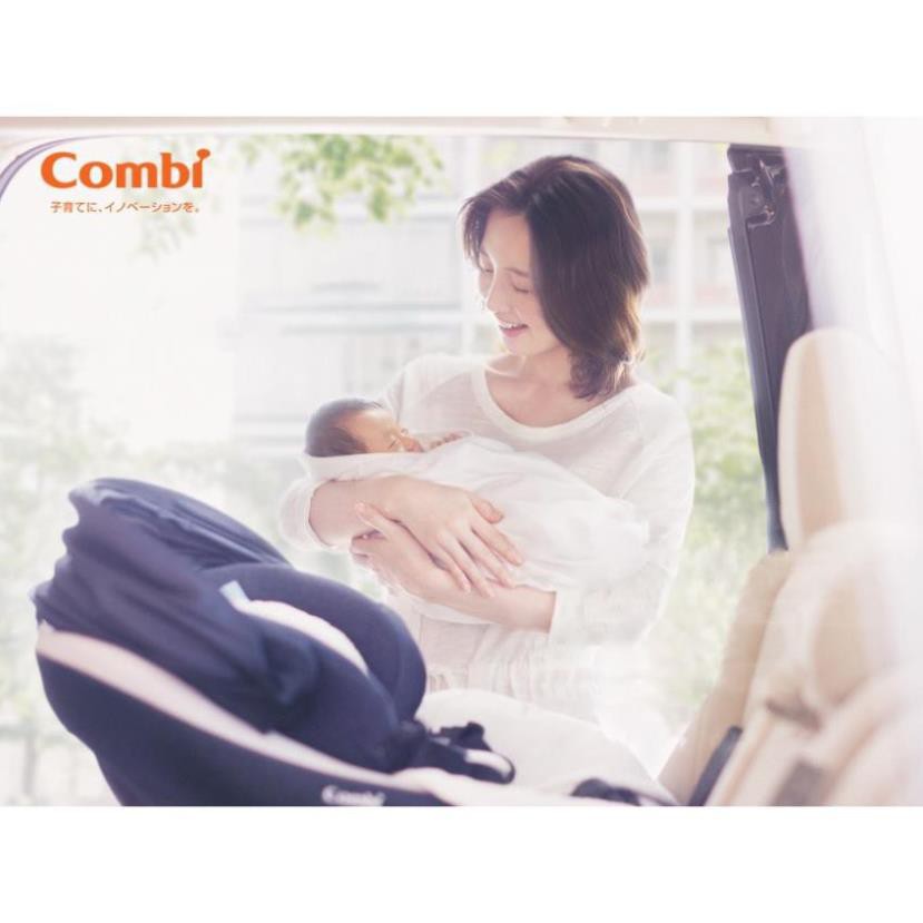 [Mã MKBC13 giảm 80k đơn 1 triệu] Ghế ngồi ô tô Combi Culmove xoay 360° Smart Isofix xanh navy