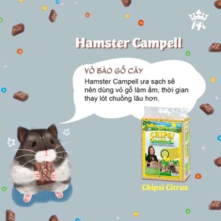 MÙN CƯA THƠM CHIPSI 60L CHO HAMSTER (3.2KG)