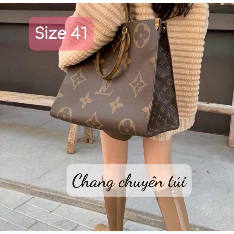 Túi nữ tote công sở  ON THE GO  2 size SUPER CHẤT đẹp (ảnh thật)