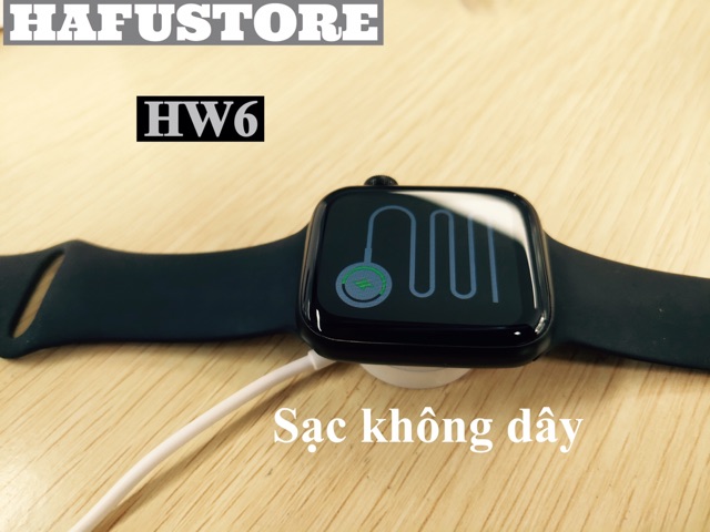  Đồng hồ thông minh HAFU HWATCH6 HW6 Smartwatch thông báo Zalo thay ảnh nền sạc không dây