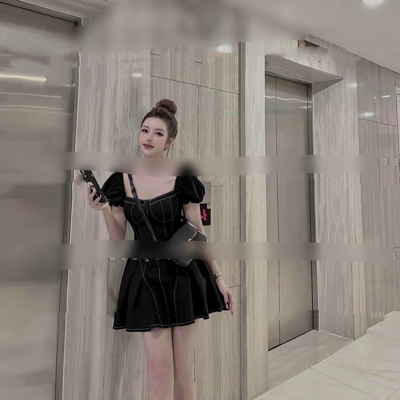 Đầm xoè dự tiệc bigsize 55kg-90kg🎊🎊💓