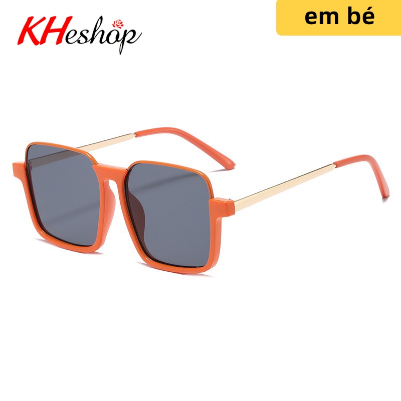 Kính Râm cho Bé trai bé gái bản Hàn Quốc, xu hướng chụp ảnh đường phố hot tròng liền xinh mã Y22088