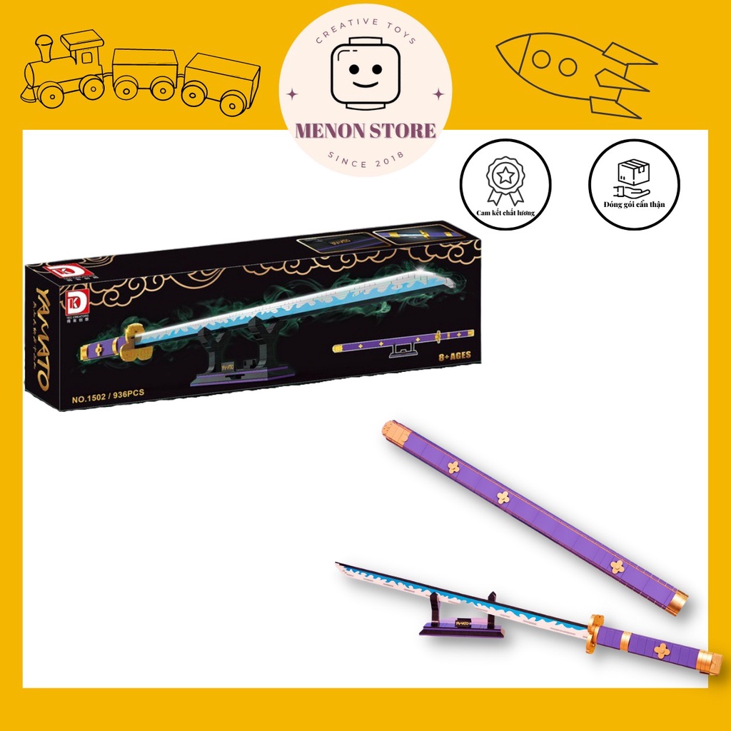 Đồ chơi lắp ráp DK1502 Mô hình thanh kiếm YAMATO của May Cry One Piece Đảo Hải Tặc (Non Lego)