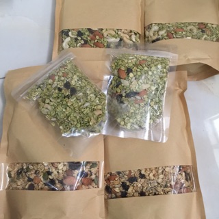 Ngũ cốc granola matcha không đường giảm cân 500gr