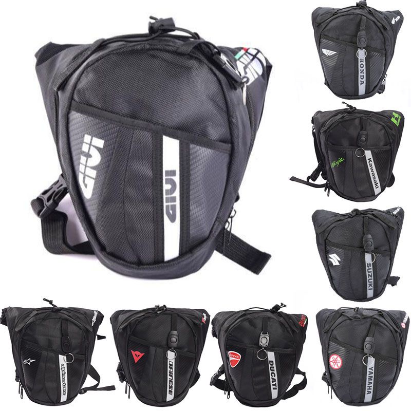 KAWASAKI HONDA GIVI YAMAHA Túi Đeo Hông Vải Canvas Chống Thấm Nước Thời Trang Cá Tính Cho Nam