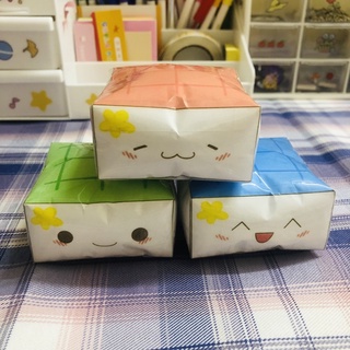 Squishy giấy Handmade Đậu hũ siu cute 🍞