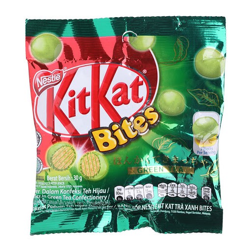 Sôcôla KitKat Bites Nestlé trà xanh 30g