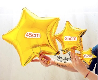 Bóng Ngôi sao, Trái tim (size 13cm)