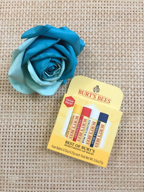 👄Set 4 mùi son dưỡng thiên nhiên BURT'S BEE không màu👄 | BigBuy360 - bigbuy360.vn