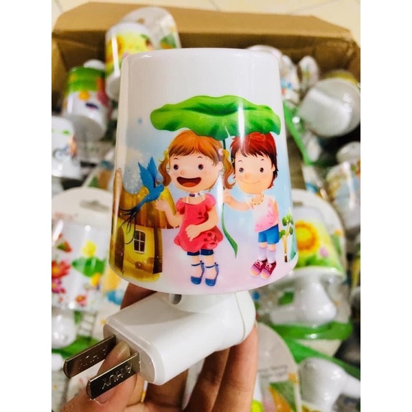 Đèn ngủ cảm ứng hình nấm, đèn ngủ hình dễ thương
