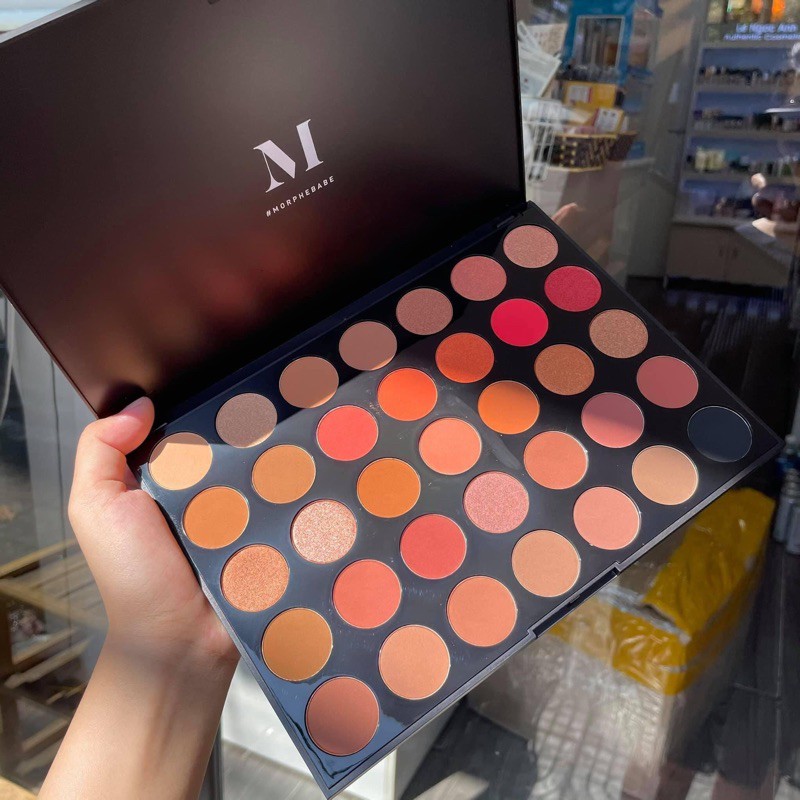 Phấn mắt Morphe 35O2 Second Nature Eyeshadow Palette