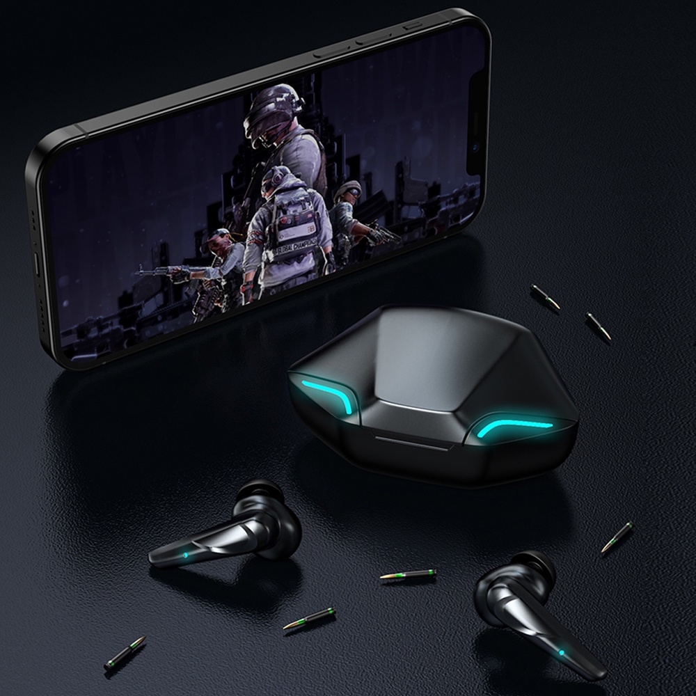 Tai nghe bluetooth chơi game Tai nghe Không Dây Gaming  Bluetooth 5.0 - Không dây có mic với độ trễ cực thấp