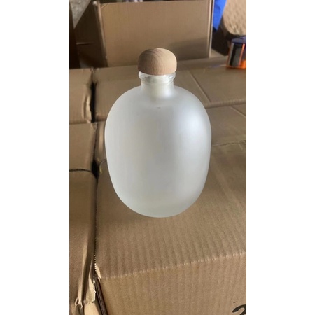 Chai thuỷ tinh mờ 500ml