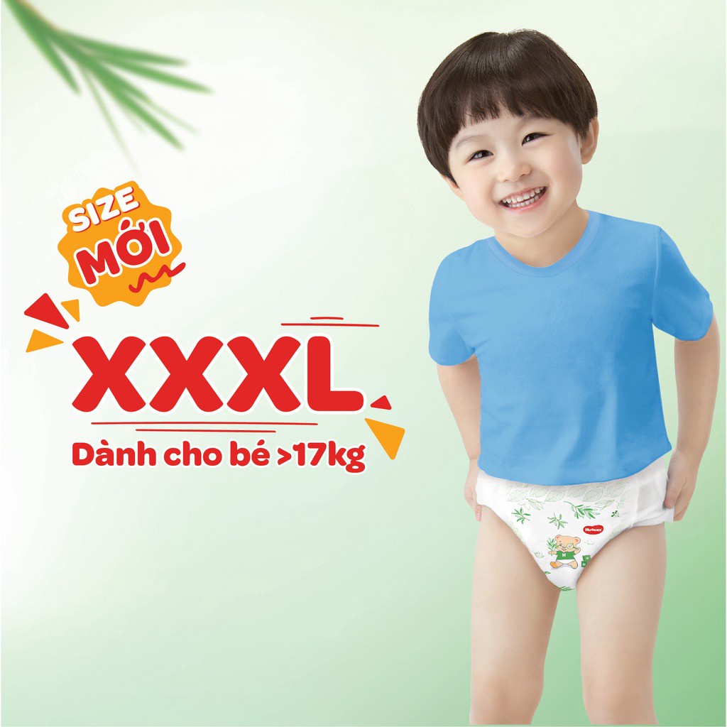 (Tặng thêm 6 miếng)Tả quần Huggies XXXL22miếng tặng 6 miếng cho bé trên 17kg mẫu mới nhất