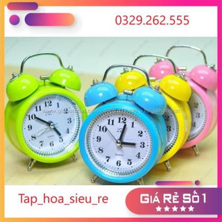 Đồng hồ báo thức để bàn chuông sắt chuông siêu to
