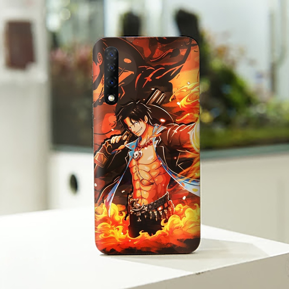 Miếng Dán Skin Điện Thoại In Hình Portgas D Ace One Piece Cho Iphone 7/ 8/ X/ XS/ 11/ 11 Pro Max Và Các Dòng Máy Android