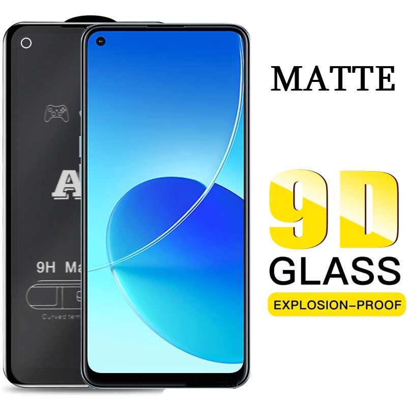 AG Kính Cường Lực Nhám Full Màn Chống Vân Tay Cho OPPO Reno 8T 8Z 8 7 7Z 6 5 4 3 Pro 6Z 2 5F 5Z 2F 2Z 10X Zoom 4G 5G 2023