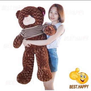 ( XẢ XỐC ) Gấu Teddy khổ vải 1m3 size that 1,1m