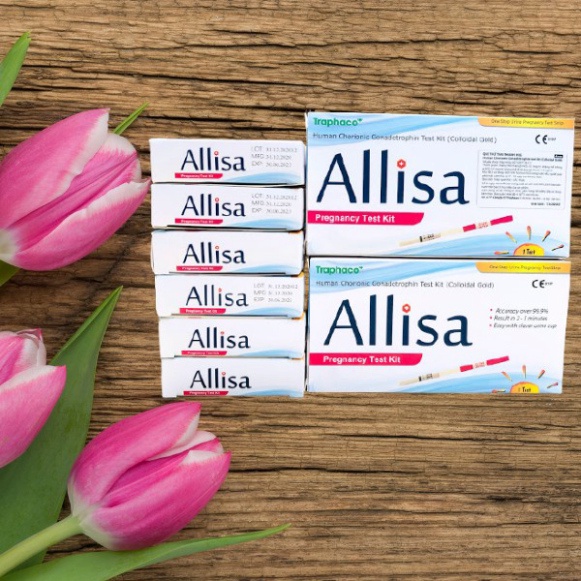 Que thử thai ALLISA que thử thai nhanh HCG