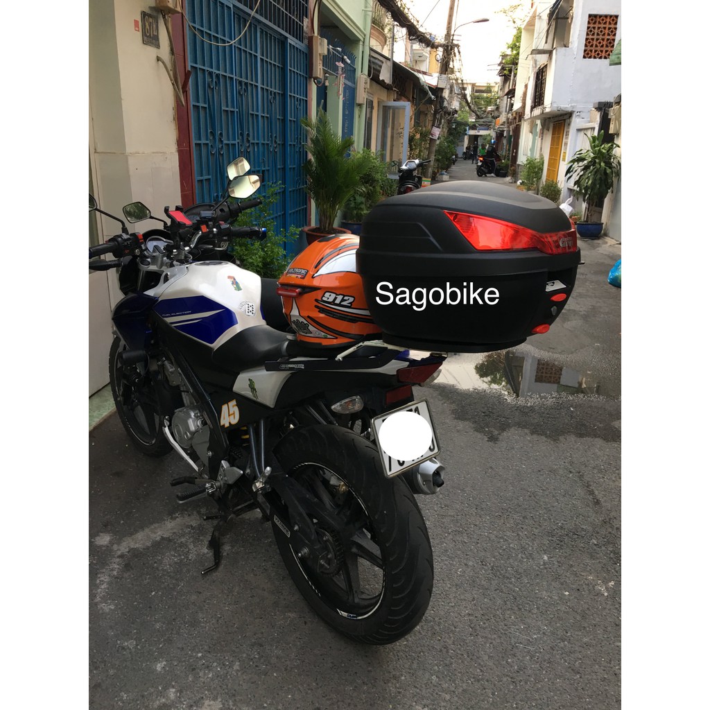 Thùng xe FZ 150i thùng Givi B27N và baga FZ150i chuẩn theo xe, hàng Givi chính hãng, bảo hành 2 năm