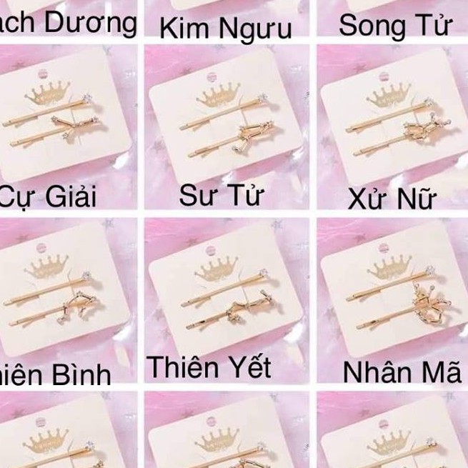 KẸP TÓC 12 CUNG HOÀNG ĐẠO THEO NGÀY THÁNG NĂM SINH