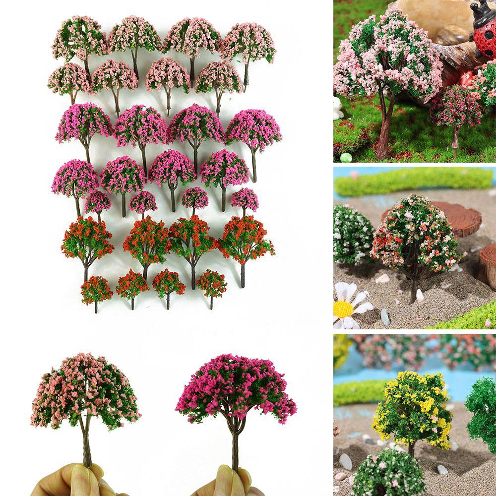 LAKAMIER Set 28 Cây Giả Trang Trí Mô Phỏng Như Thật