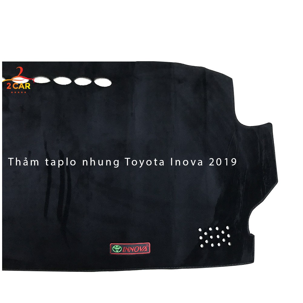 Thảm taplo nhung Toyota Innova 2017- 2019