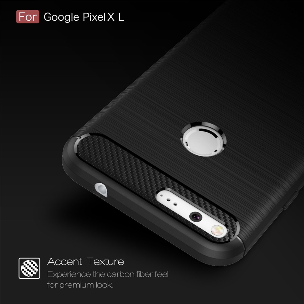 Ốp Lưng Google Pixel XL Dẻo Cacbon Phay Xước Chống Sốc